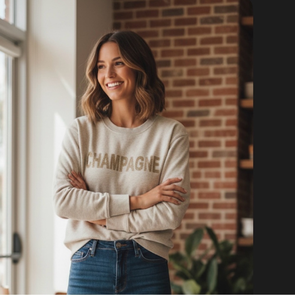 J. Crew Beige Sweatshirt